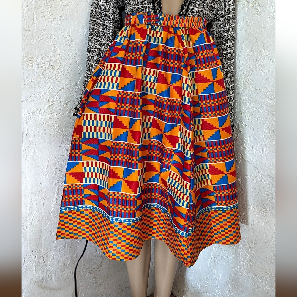 Kente maxi skirt - Picture 3 of 4